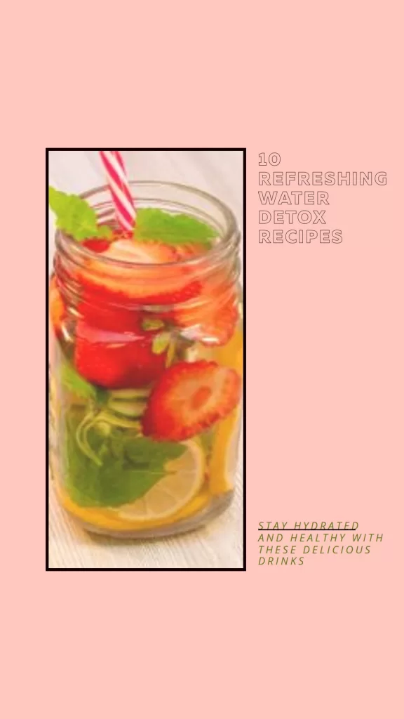 20 simple detox water