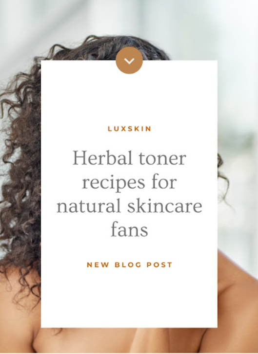 herbal toner recipes