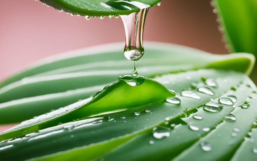 aloe vera and rosewater under eye bags treatment
