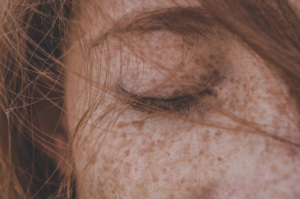 Close-Up Photo of Woman's Face