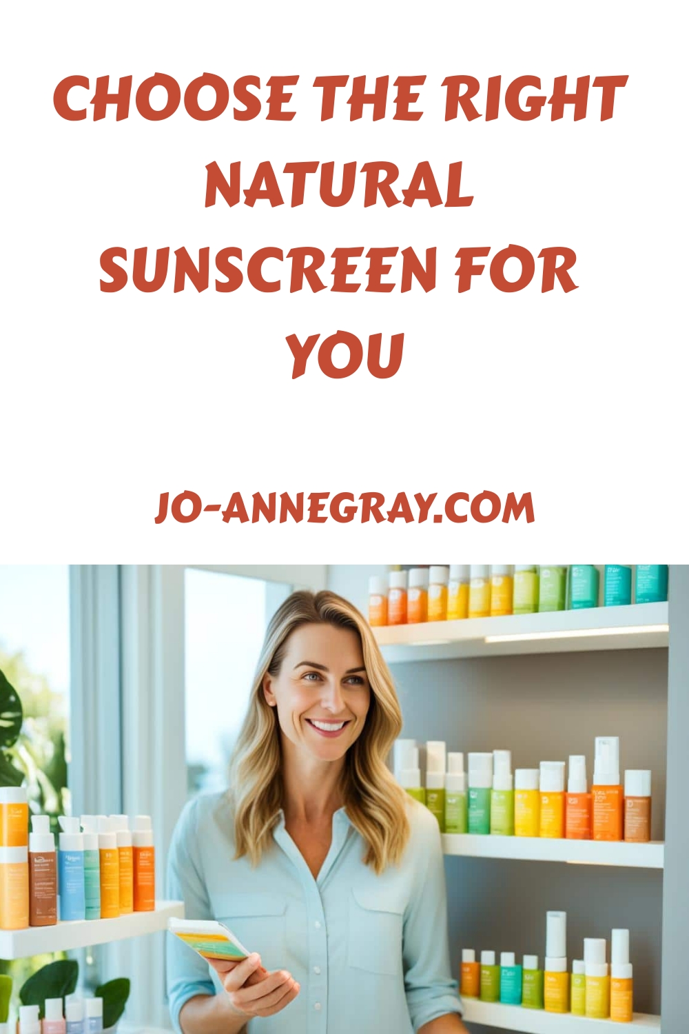 Choose the Right Natural Sunscreen for You generated pin 280