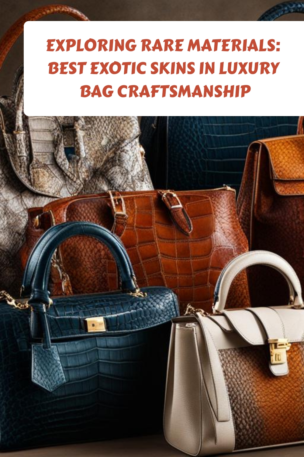 Exploring Rare Materials Best Exotic Skins in Luxury Bag Craftsmanship generated pin 365