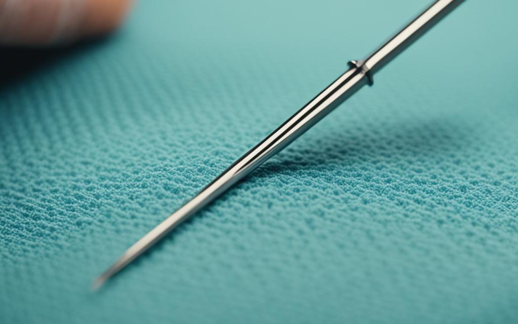 sturdy needles for thick bag materials