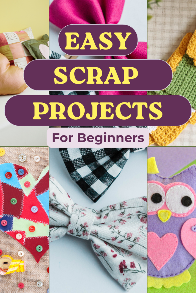 Easy Scrap Busting sewing projects.