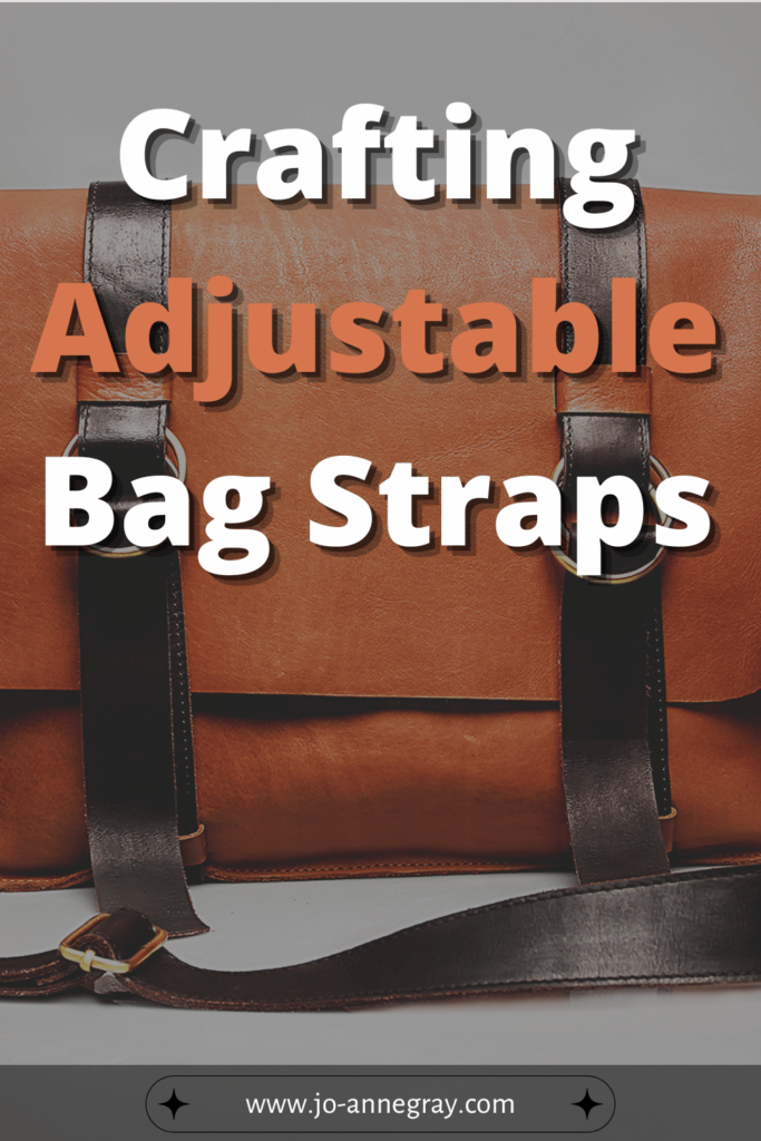 How to craft an adjustable bag strap.