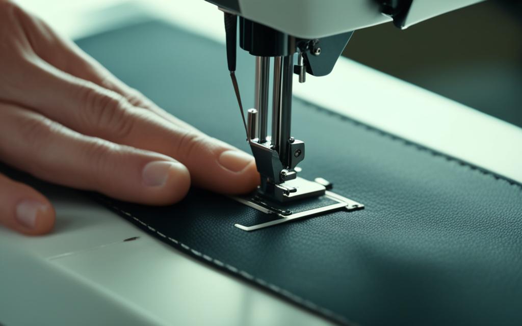 leather bag making sewing machine