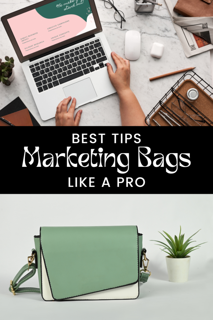 marketing bags Pin