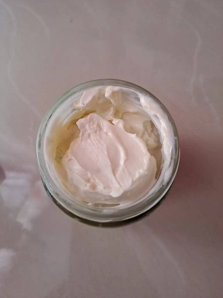 A jar of body butter