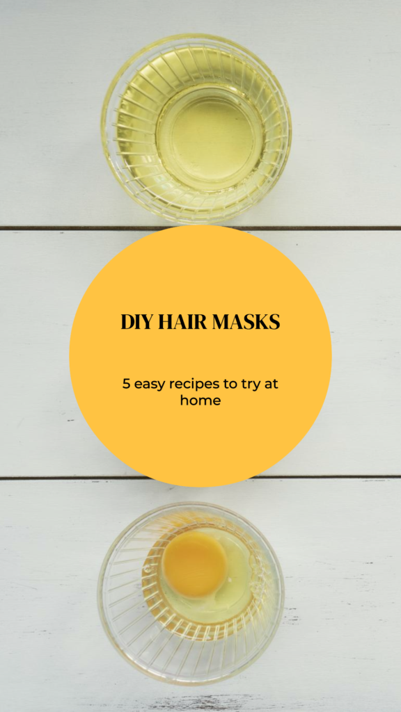 DIY hair mask at home