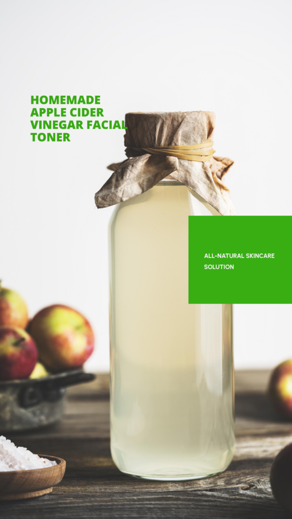 Homemade Apple Cider Vinegar Facial Toner