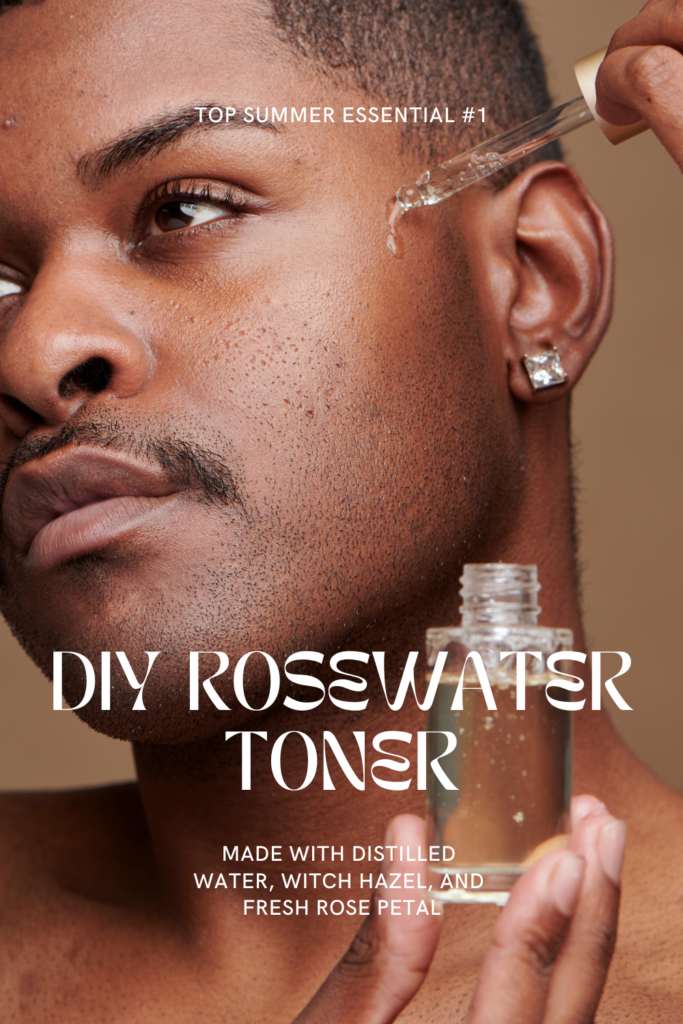 DIY rosewater toner