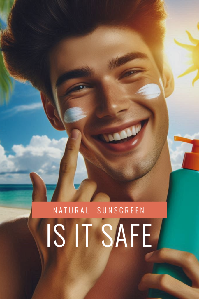 an image of someone applying sunscreen from a colorful bottle to their face 1