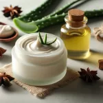 Infused-oil face cream