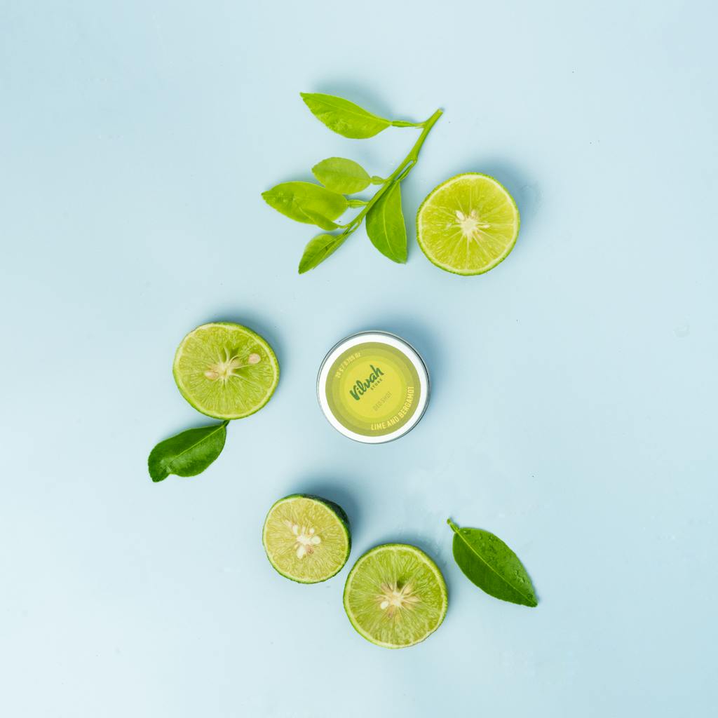 Green Lime Cream Among Citruses