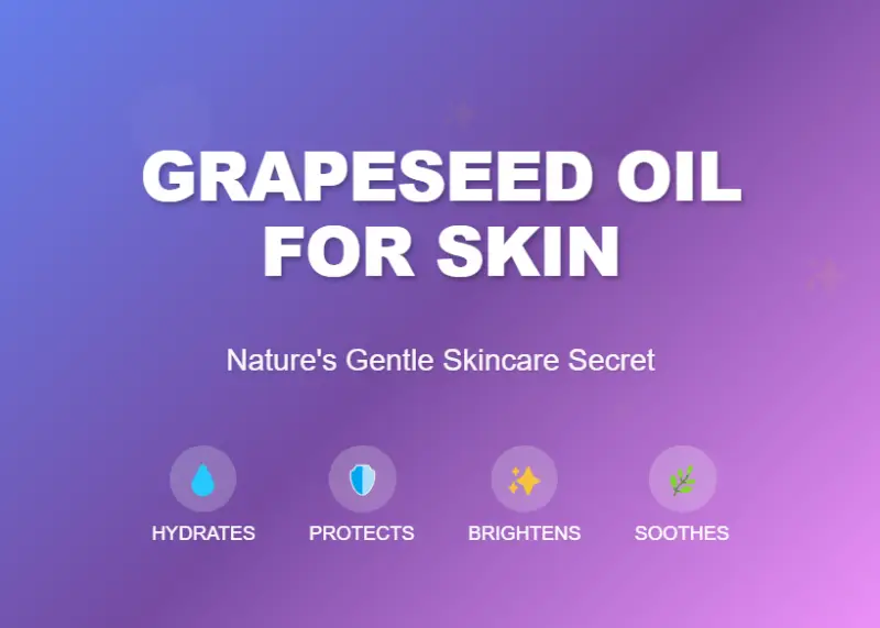 grapeseed oil for skin