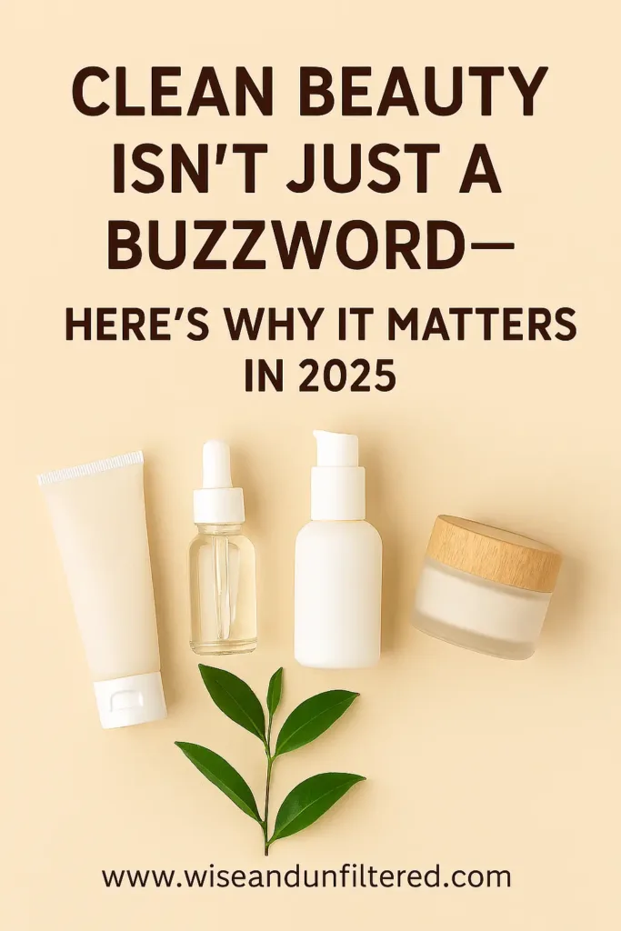 Clean beauty products